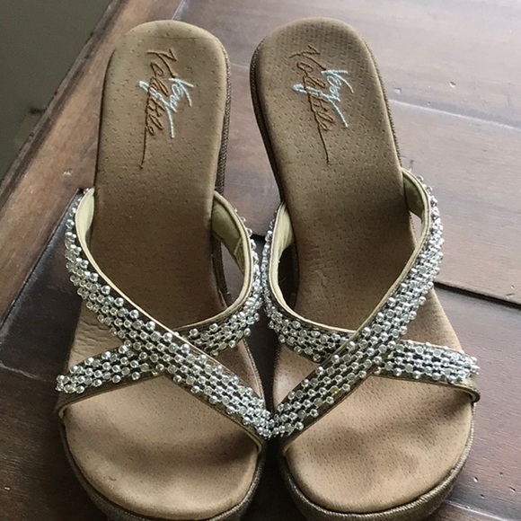 very volatile Shoes - Very volatile sparkly wedges